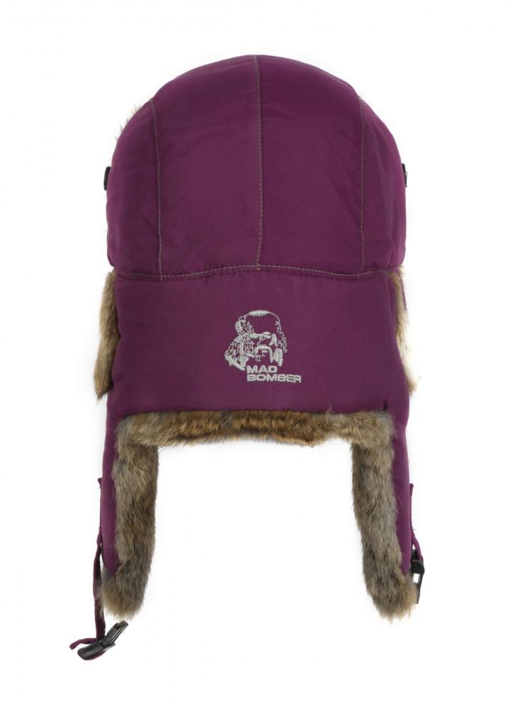 Supplex Bomber - Wine with Brown Rabbit Fur (305WIN)