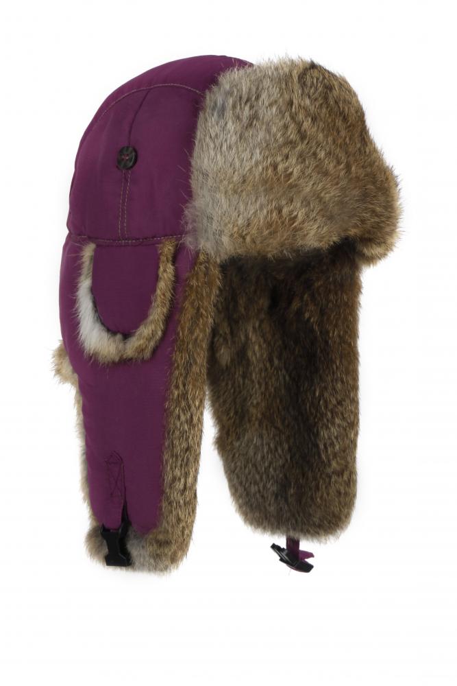 Supplex Bomber - Wine with Brown Rabbit Fur (305WIN)